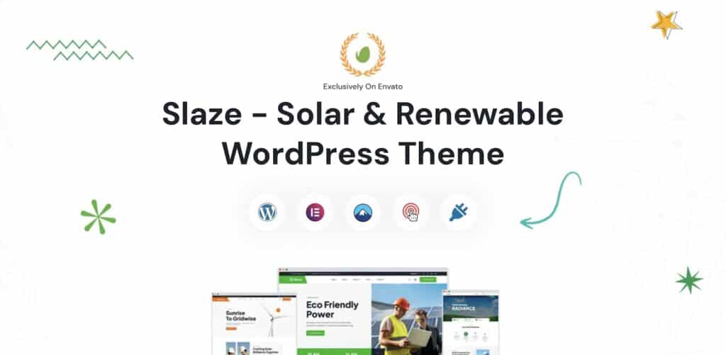Screenshot - Seahawk slaze - solar energy website theme