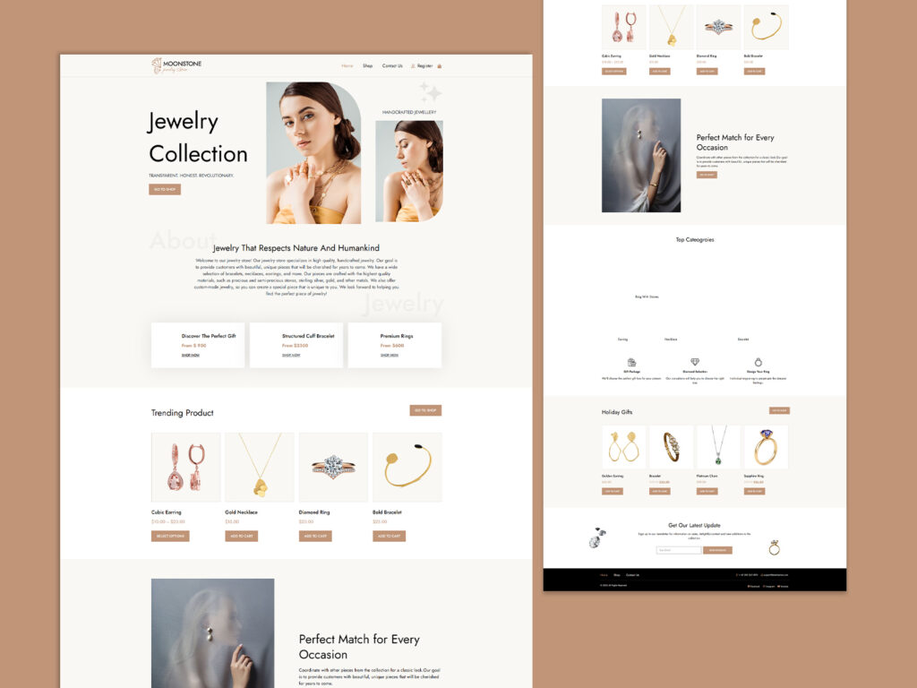 10 - Seahawk WooCommerce template to build jewelry store website