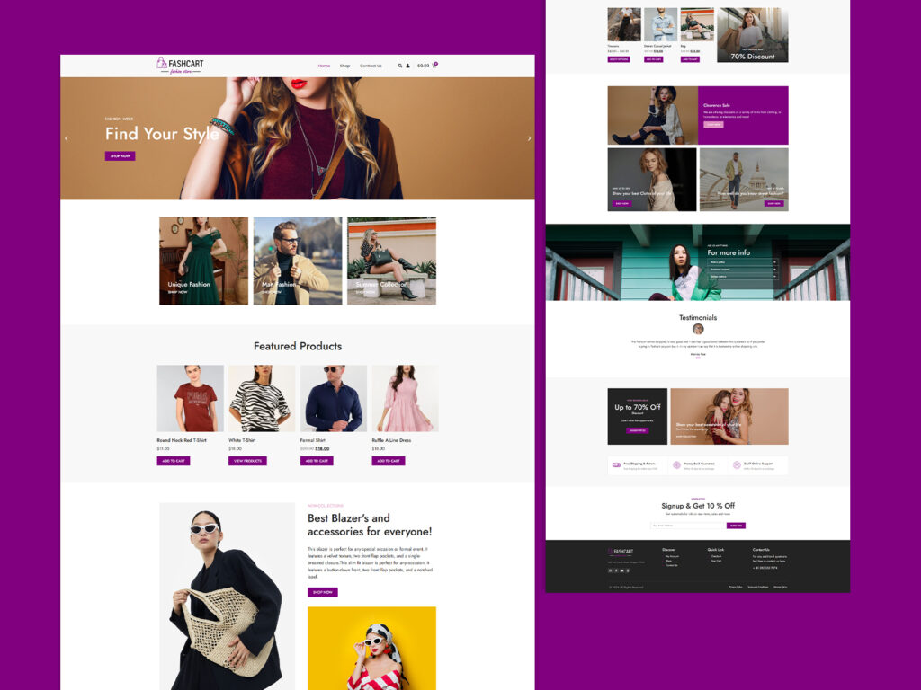 12 - Seahawk WooCommerce template to build fashion site