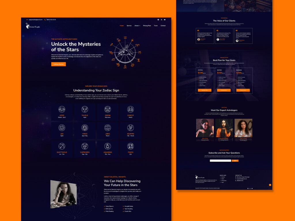 Celestial Insights - SeaTheme by Seahawk - Seahawk Best-Astrology-templates