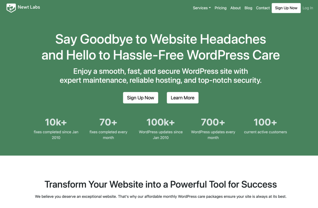 Newt-Labs - Seahawk Newt-Labs-comprehensive-WordPress-Care