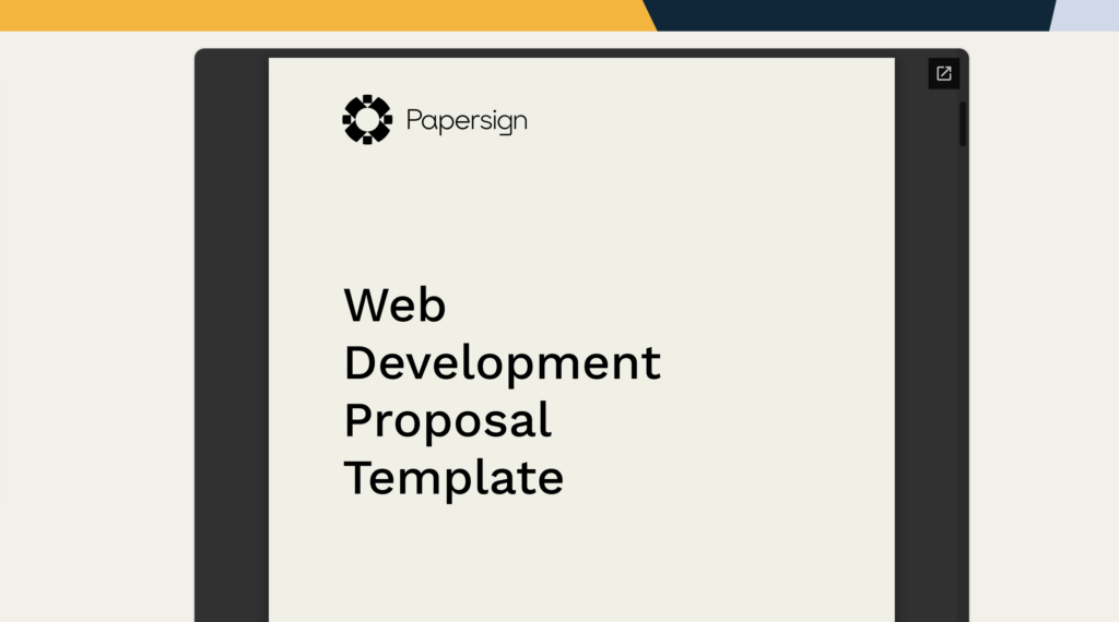Papersign-web-dev-proposal-template - Seahawk papersign-website-development-proposal-templates