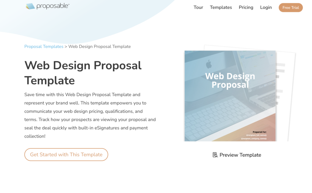 Proposable-web-design-template - Seahawk Proposable-web-design-proposal-templates