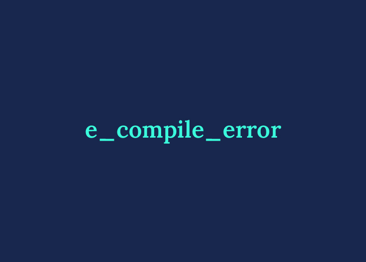 How to Fix e_compile_error In WordPress
