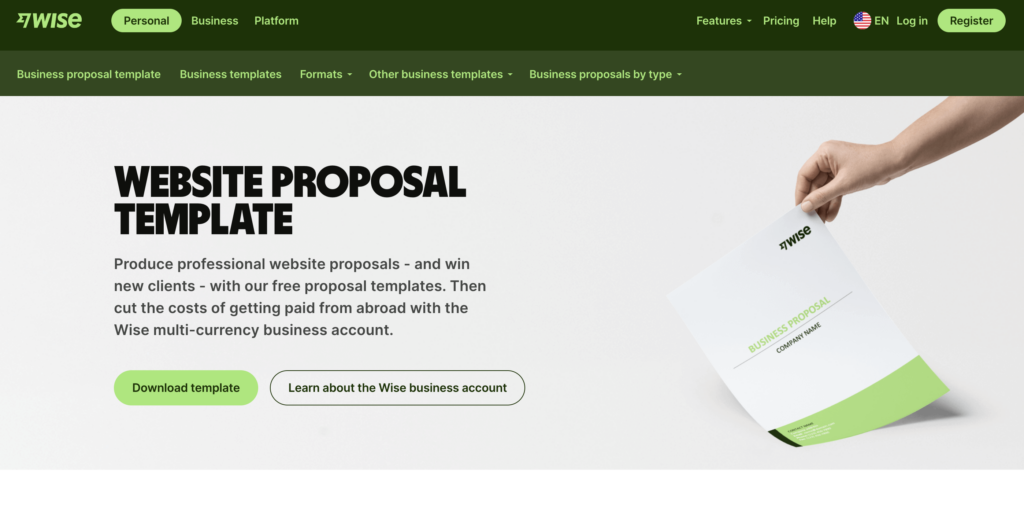 Wise's-free-web-proposal-template - Seahawk Wise-web-proposal-templates