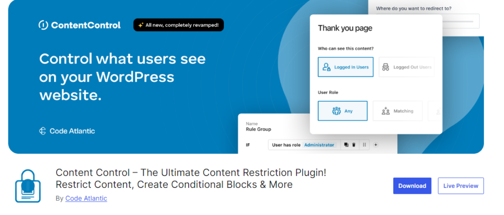 content-control-content-restriction-plugin - Seahawk content-control-content-restriction-plugin