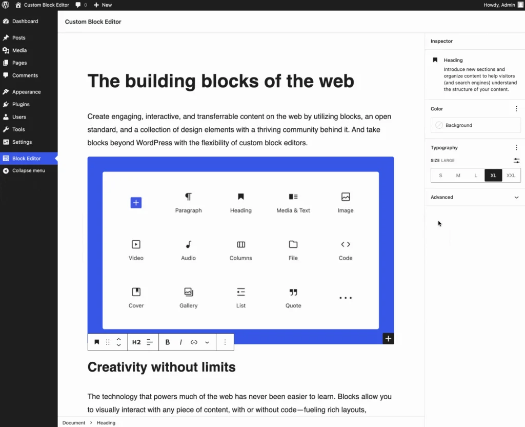 custom-block-editor-persistance - Seahawk Custom-block-editor-for-accordion-in-WordPress