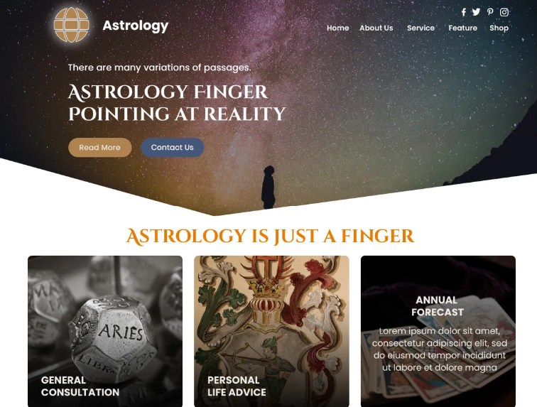 free-zodiac-astrology-wordpress-theme - Seahawk free-zodiac-astrology-wordpress-theme