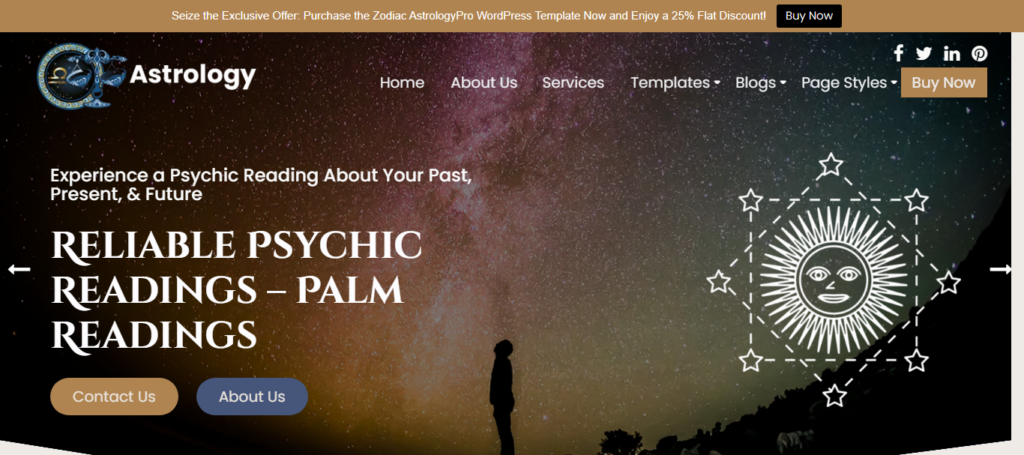 zodiac-astrology-wordpress-template - Seahawk zodiac-astrology-wordpress-template