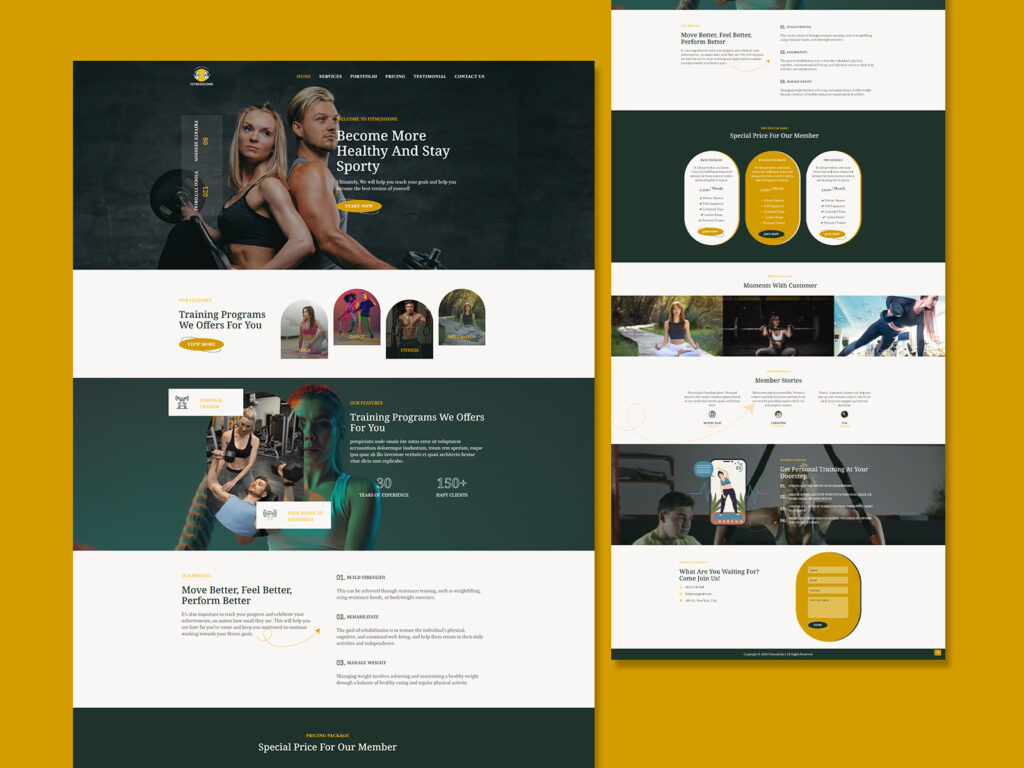Fitness Zone Template for WP Quicksite - Seahawk Fitness Zone Template for WP Quicksite