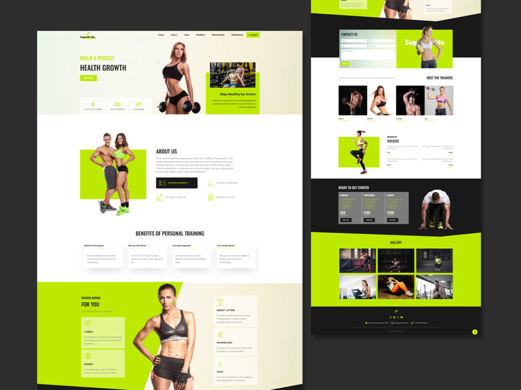 Fitness Trainer - Fitness Template by Seahawk - Seahawk Fitness Trainer - Fitness Template by Seahawk