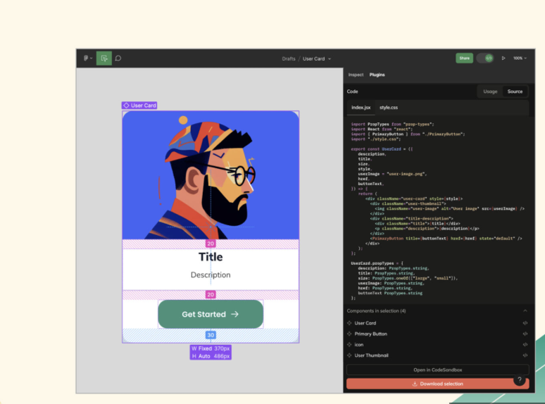 Figma-to-code - Seahawk convert-figma-to-website-using-code