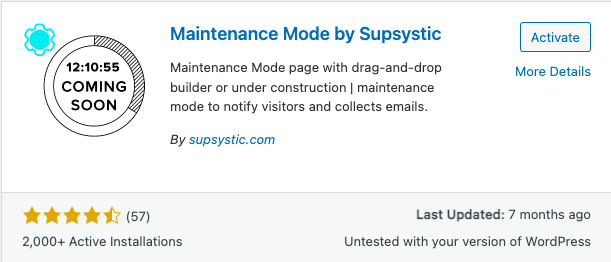 Maintenance Mode by Supsystic - Seahawk Maintenance Mode by Supsystic