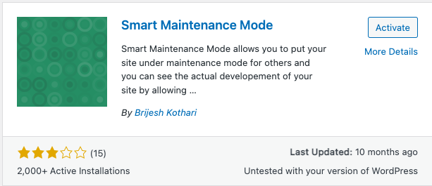 Smart Maintenance Mode - Seahawk Smart Maintenance Mode