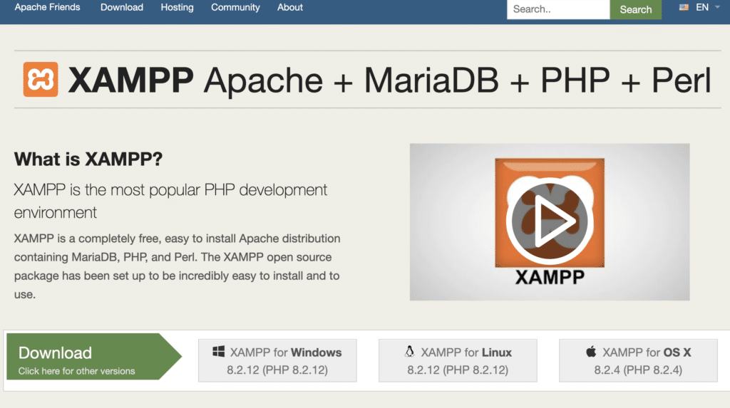 XAMPP - Seahawk XAMPP-WordPress-development-tool