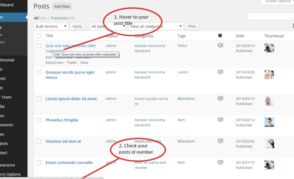 post-or-page-id - Seahawk post-or-page-ID-in-WordPress