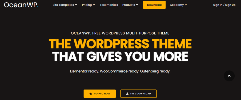 OceanWP-homepage - Seahawk OceanWP-multilingual-wordpress--themes