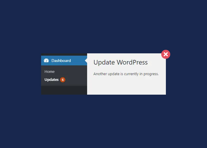 Fix WordPress “Another Update is Currently in Progress