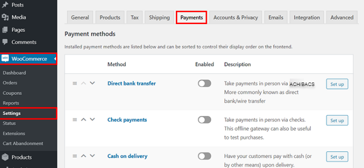 enable-ach-payments-in-woocommerce