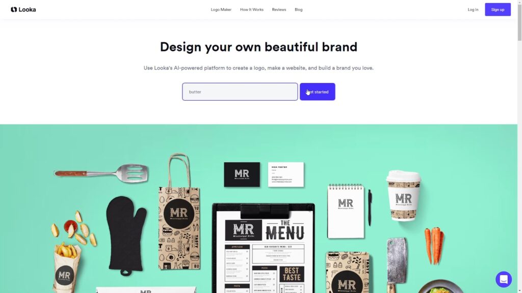 looka - logo design