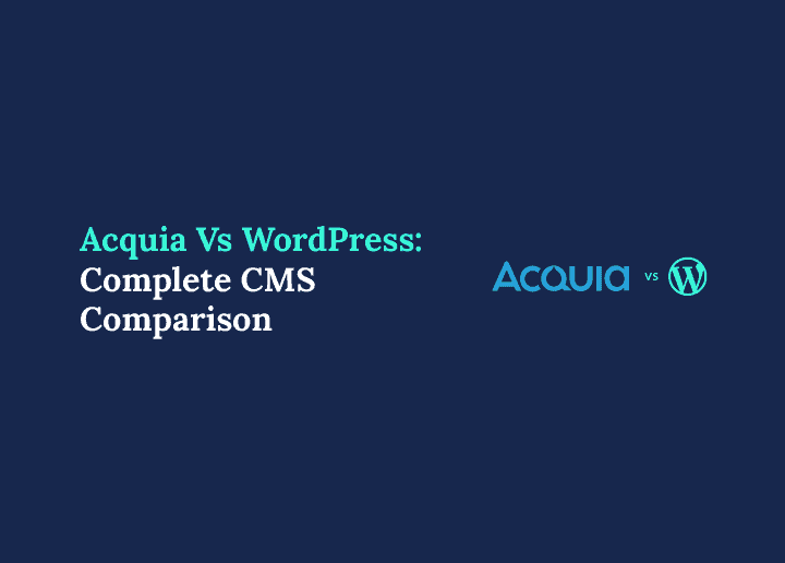 Acquia Vs WordPress