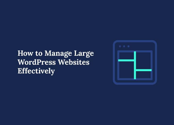 Learn How to Manage Large WordPress Websites Effectively
