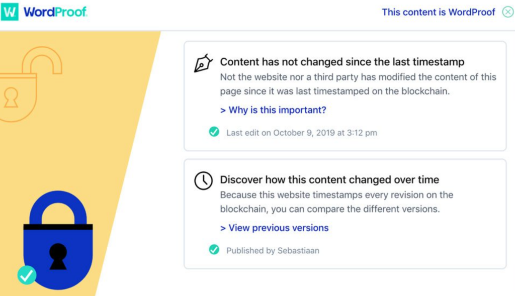 WordProof Timestamp