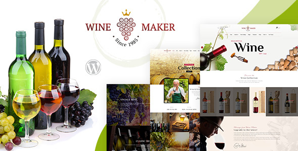 wine make website template - Seahawk wine make website template