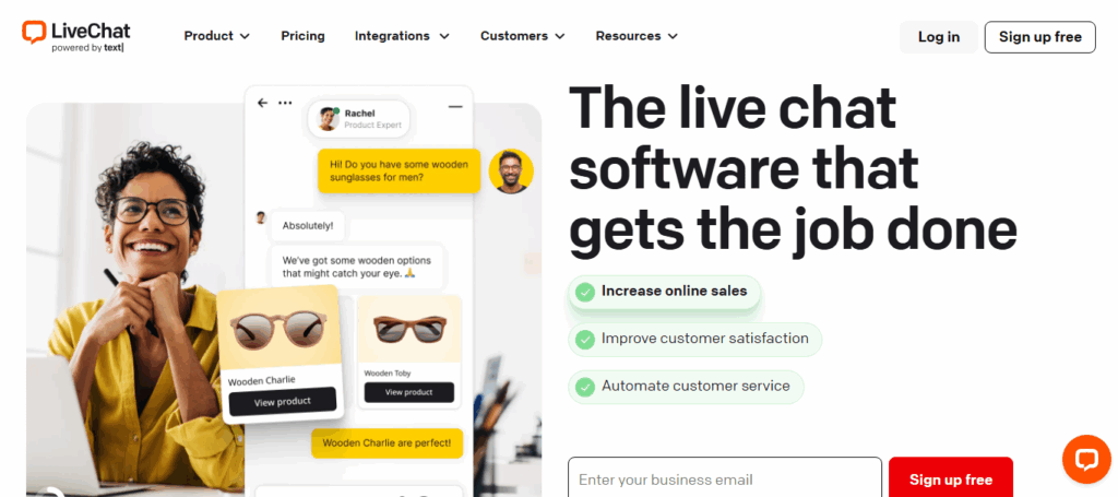 Best AI Live Chat Software for Business - LiveChat