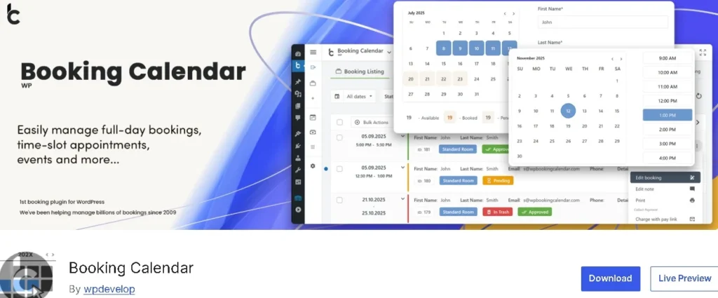 Booking-calender