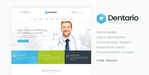 Dentario | Dentist & Medical HTML Template - Seahawk Dentario | Dentist & Medical HTML Template