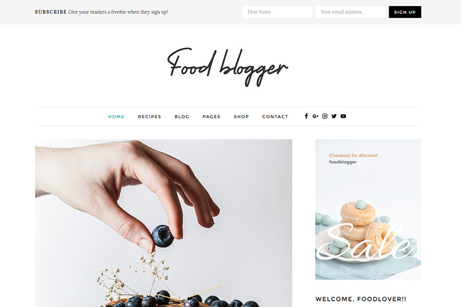 Food blogger - Seahawk