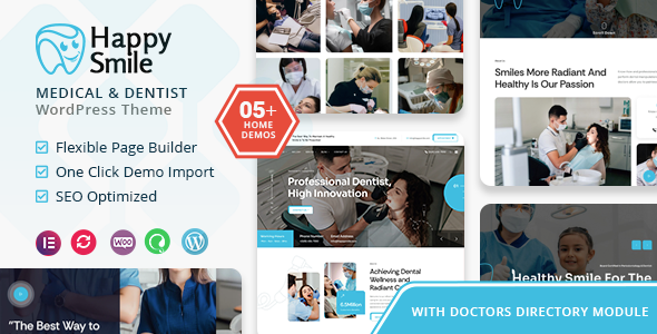 Happysmile - Medical and Dentist WordPress Theme - Seahawk Happysmile - Medical and Dentist WordPress Theme