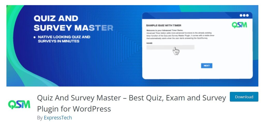 Quiz and Survey Master (QSM) - Seahawk QSM