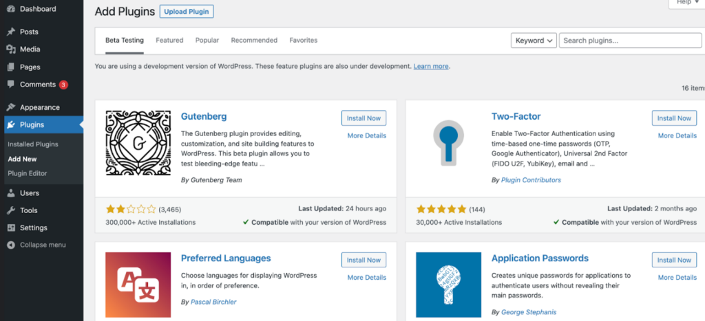 WordPress Plugins