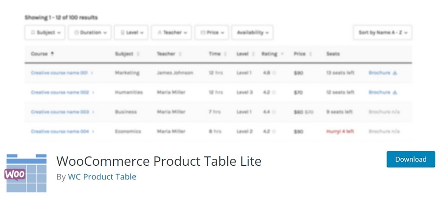WooCommerce-Product-Table-Lite-plugin - Seahawk WooCommerce-Product-Table-Lite-plugin