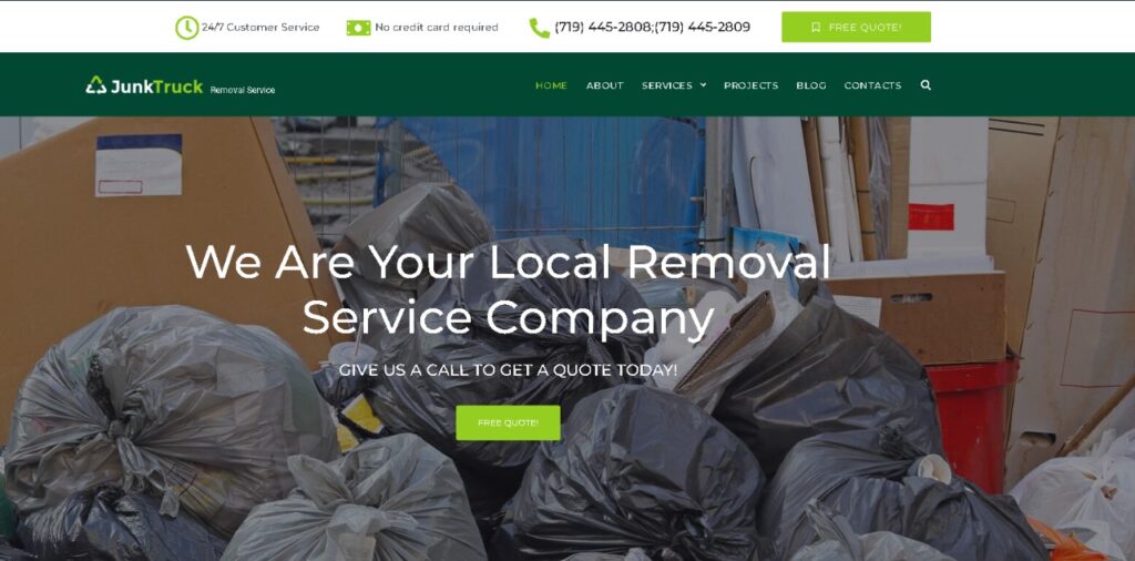 Junktruck Industrial Website Design Template - Seahawk Junktruck-industrial-website-design-template
