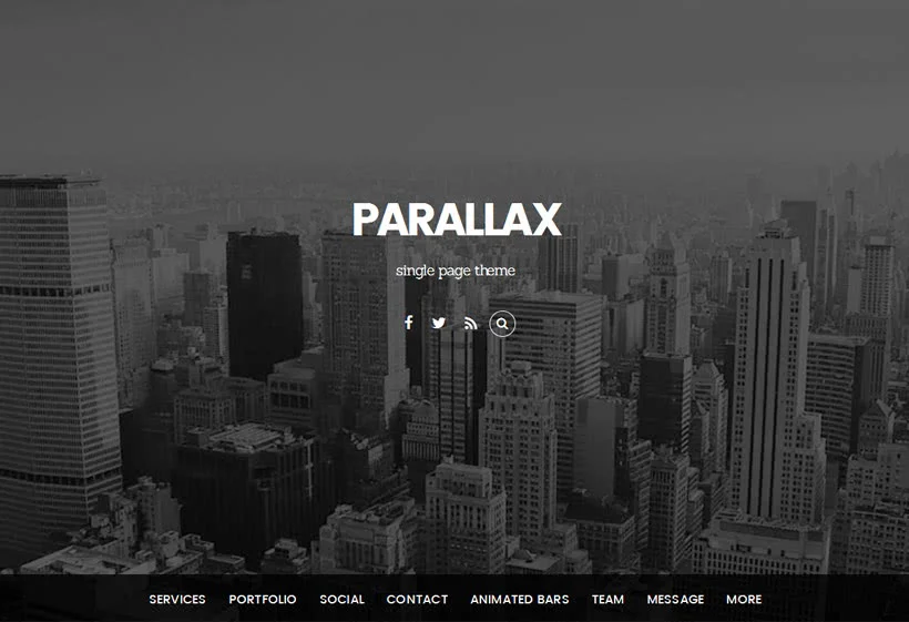 parallax-one-page-theme - Seahawk parallax-one-page-wordpress-templates