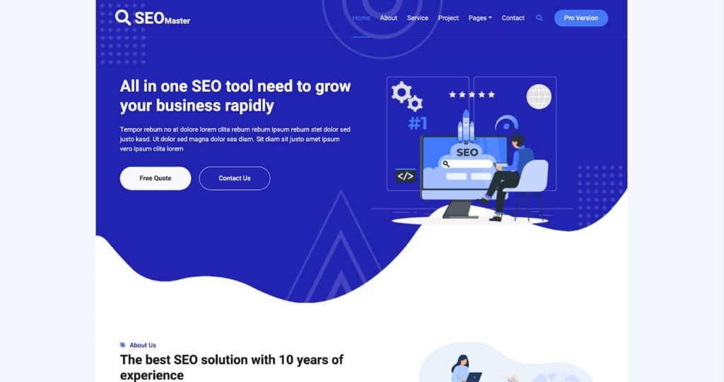 responsive website templates-seomaster - Seahawk responsive website templates-seomaster