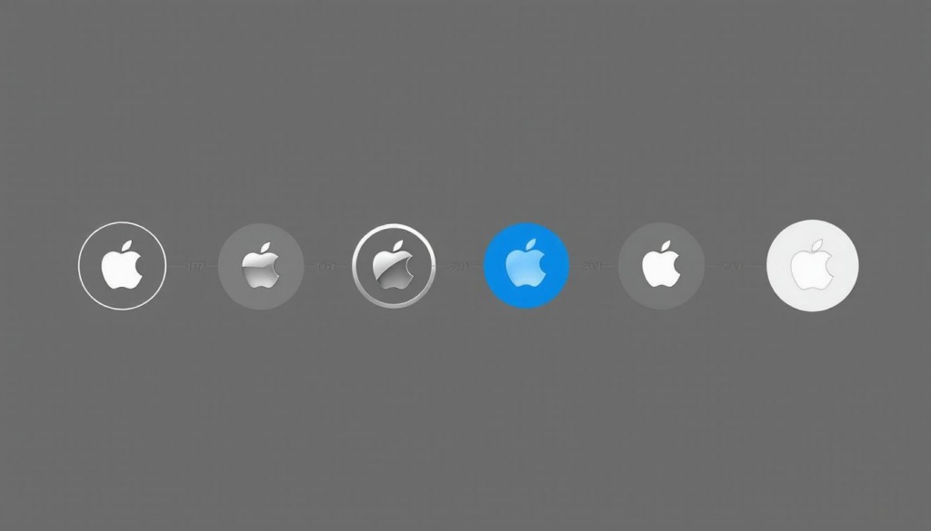 Evolution of the Apple Logo - Seahawk Evolution of the Apple Logo