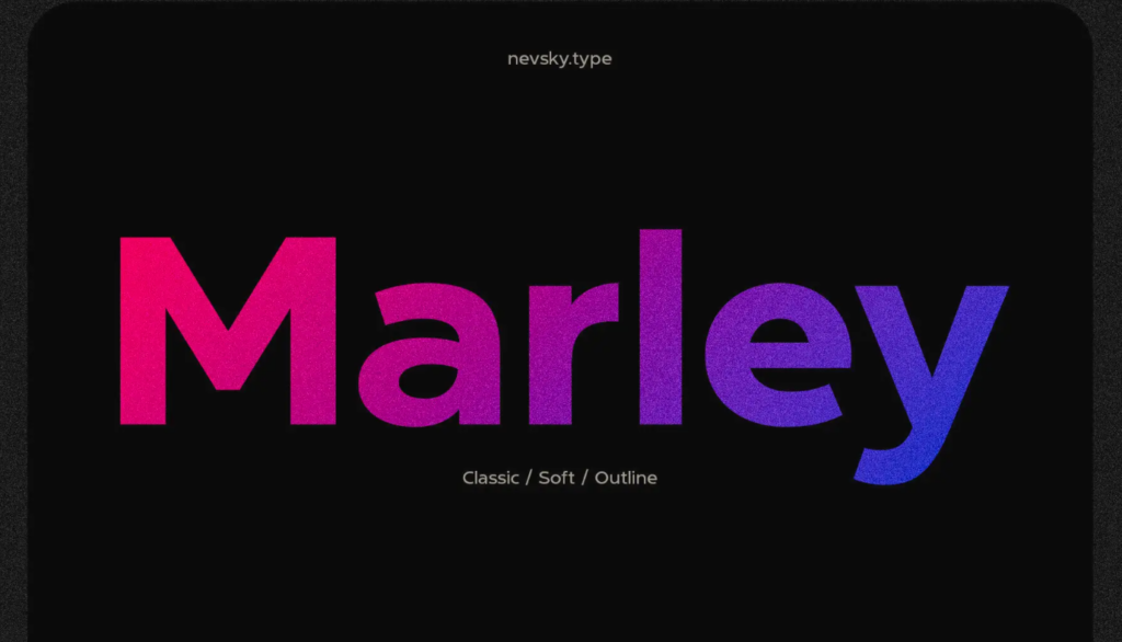 NT Marley soft font - Seahawk NT Marley font