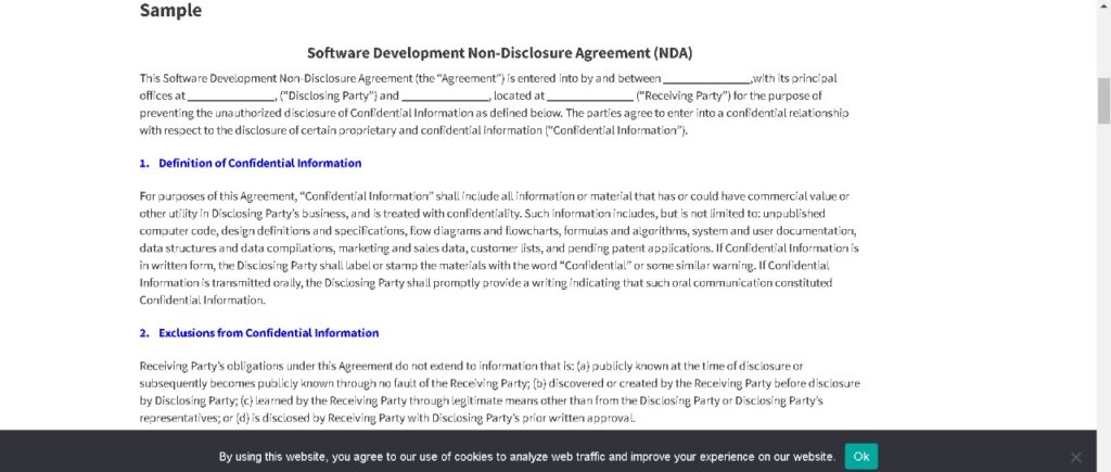 software developer nda - Seahawk software developer nda