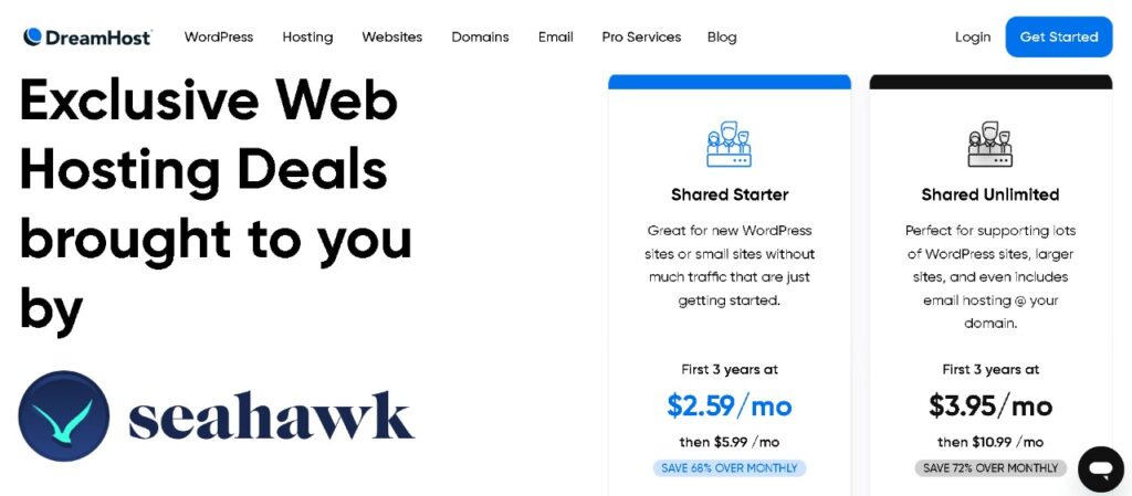 dreamhost - Seahawk dreamhost