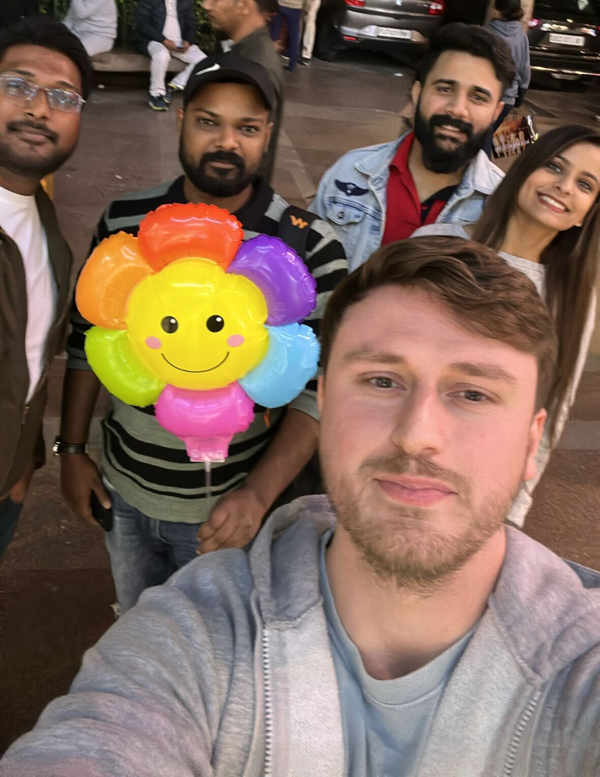 A Selfie with WPServices Ballon
