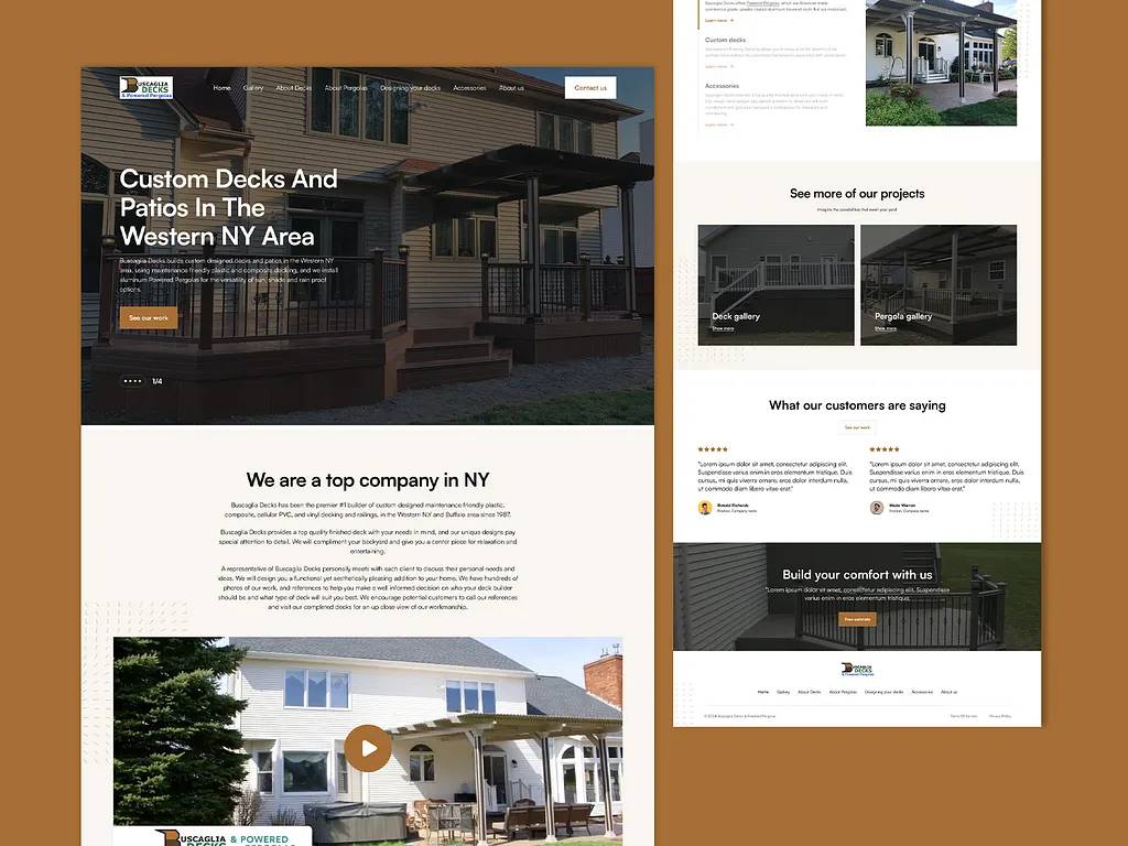 Buscaglia Decks Powered Pergolas