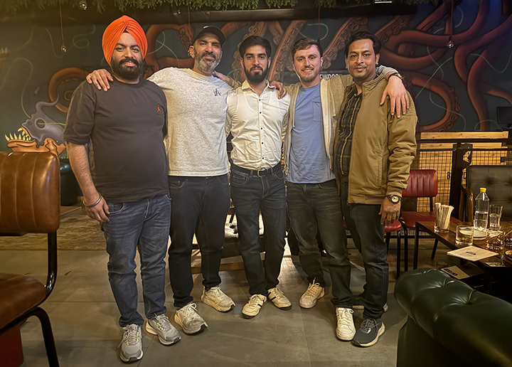 Co-founders Ryan and Gautam, with Some Team Members