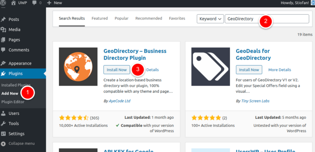 install-geodirectory-plugin - Seahawk install-geodirectory-plugin