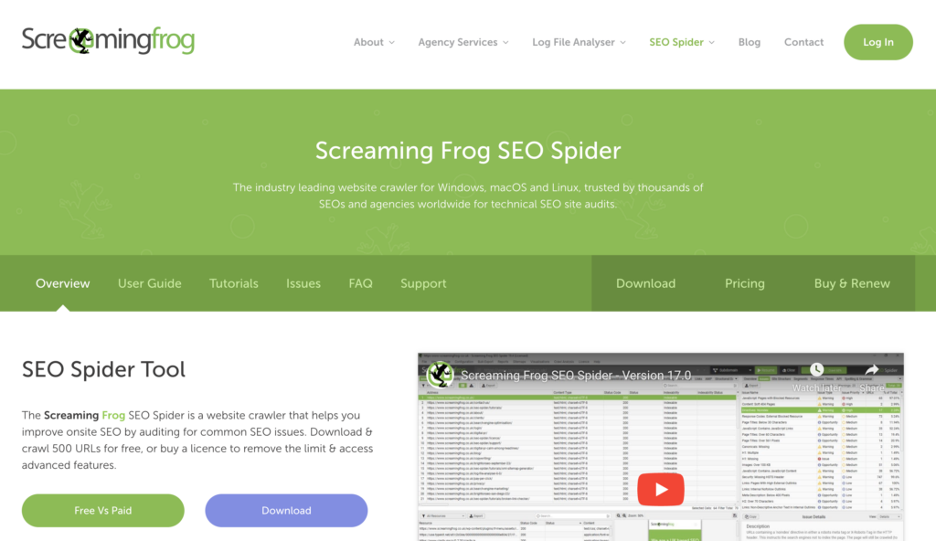 screaming-frog - Seahawk screaming-frog
