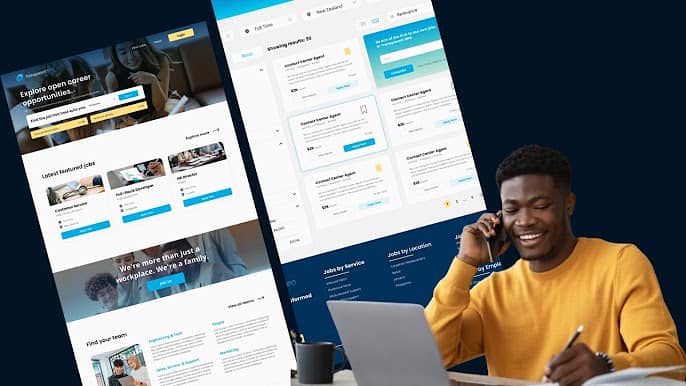 portal web design for enterprise & startups