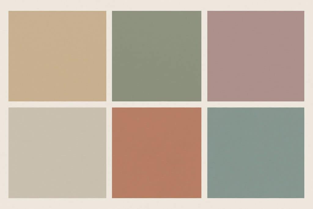 Aesthetic Muted Color Palette